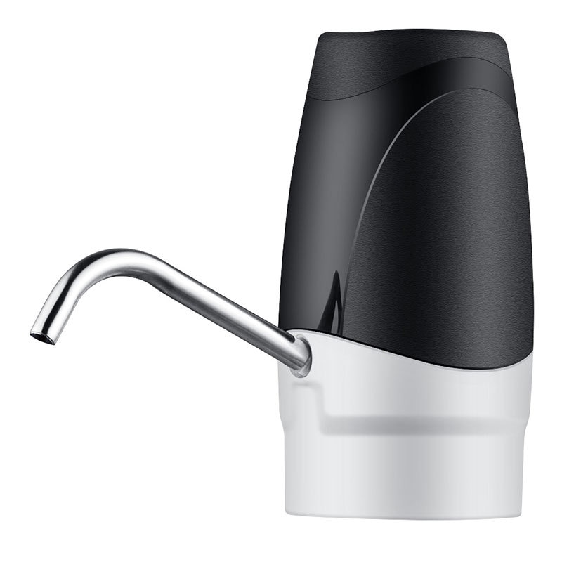 Pompa pentru bidon de apa BOMSTOM, Incarcare USB, Negru