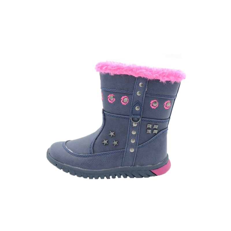 Cizme casual pentru fete American Club 783/15B, Bleumarin 11235