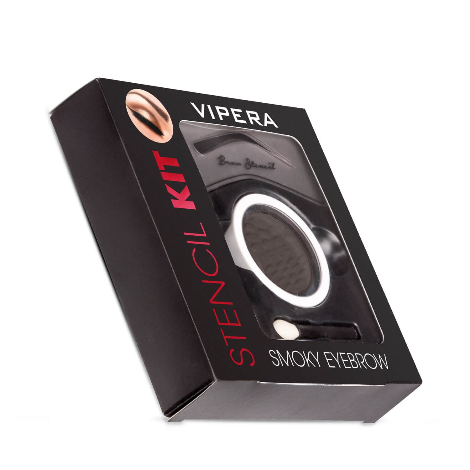 Kit pentru sprancene VIPERA Smoky Eyebrow 06 uptown, 3.5 g