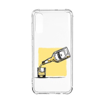 Husa Anti Shock, Compatibila Cu Samsung Galaxy A30s, Whiskey, Silicon Premium, Rezistenta, 805 Husa Anti Shock, Compatibila Cu Samsung Galaxy A30s, Whiskey, Silicon Premium, Rezistenta, 805
