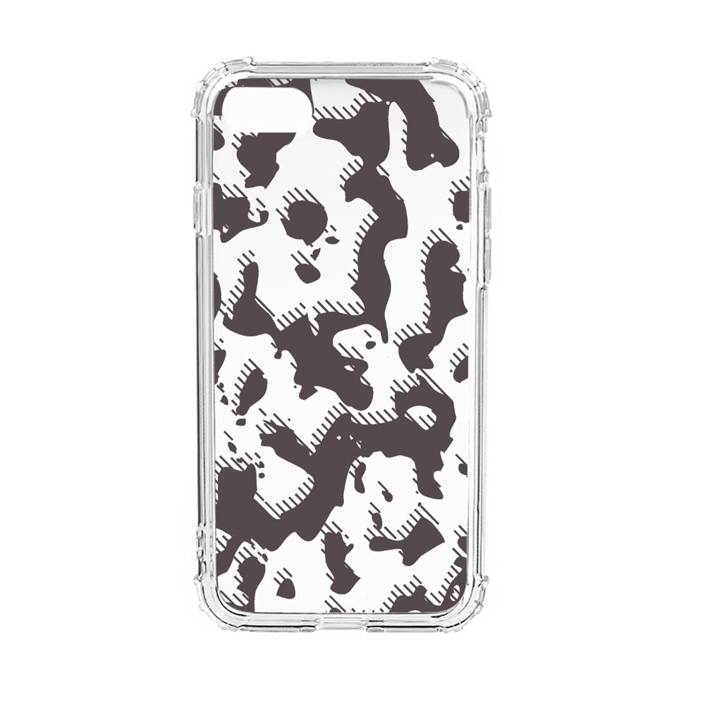 Husa Anti Shock, Compatibila Cu Apple iPhone SE 2 / iPhone 7 / iPhone 8, Retro Camuflaj, Silicon Premium, Rezistenta, 810