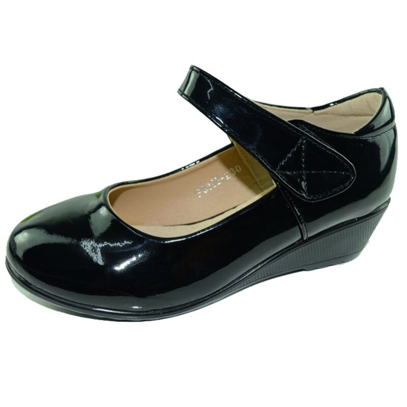Pantofi cu platforma pentru fete Miss Q F8822-2N, Negru 28