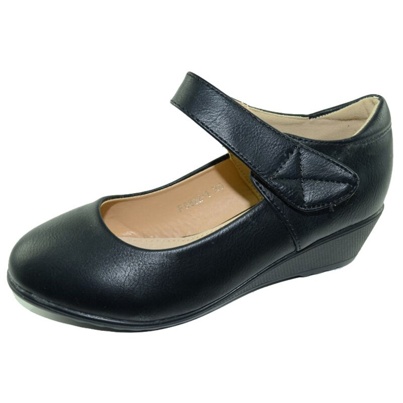 Pantofi cu platforma pentru fete Miss Q F8822-1N, Negru 4603