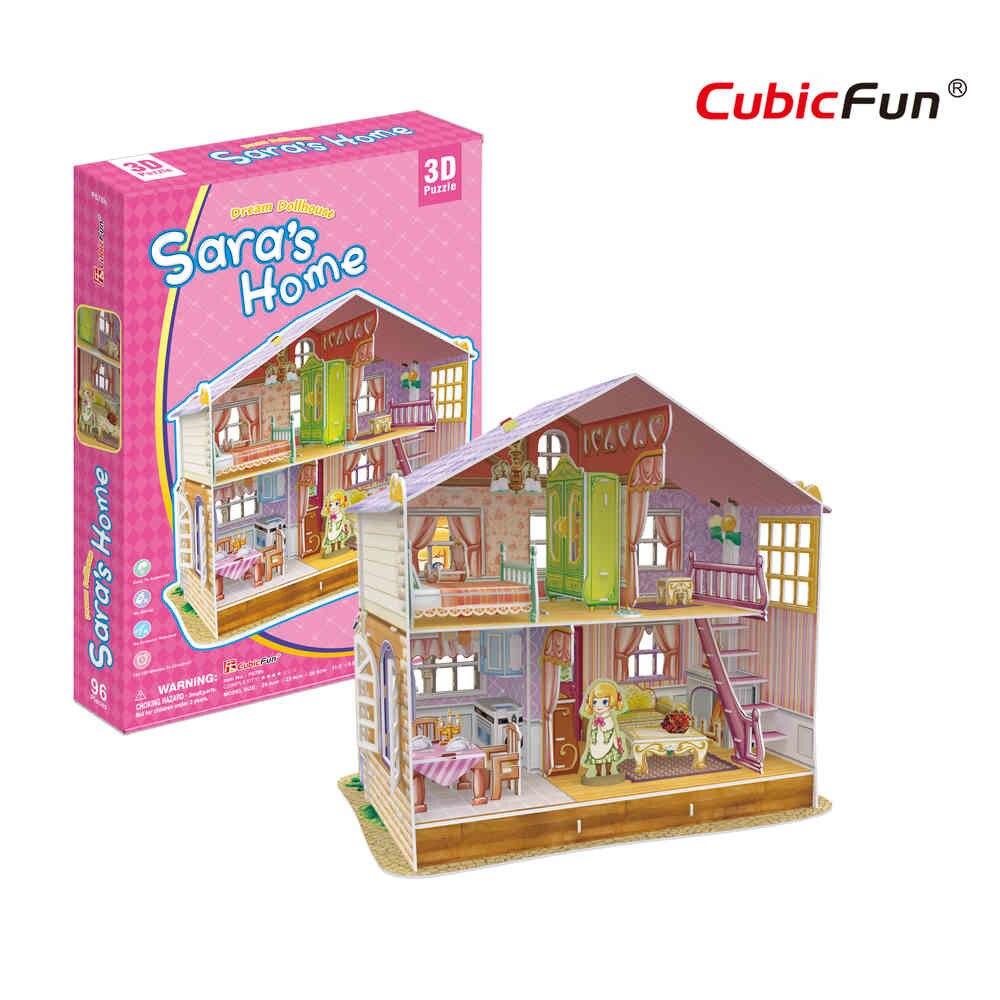 PUZZLE 3D - CBF4 - Deram Dollhouse-Sara's Home