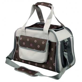 Geanta de transport animale Trixie Libby, 42x25x27 cm, Maro/Gri Geanta de transport animale Trixie Libby, 42x25x27 cm, Maro/Gri
