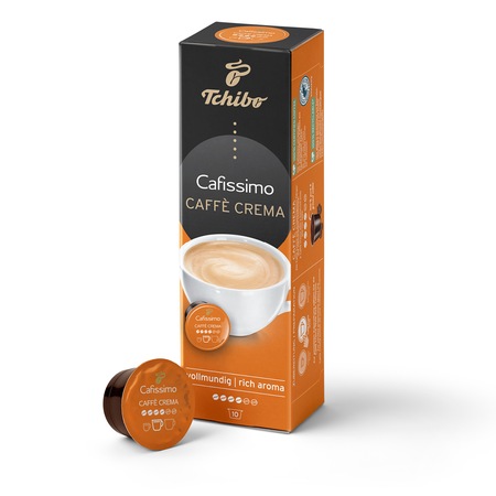 Капсули Tchibo Cafissimo Caffe Crema Rich Aroma, 10 броя