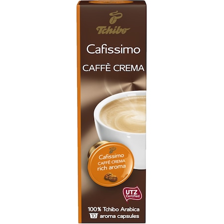 Капсули Tchibo Cafissimo Caffe Crema Rich Aroma, 10 броя