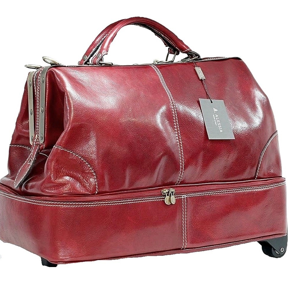 Geanta de voiaj visinie, Suveran, din piele naturala vacchetta