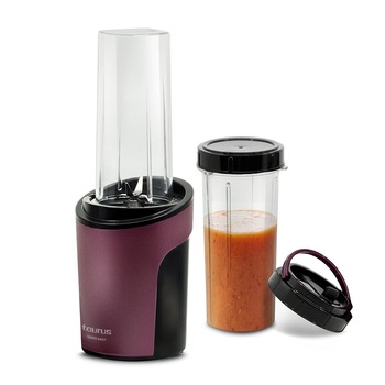 Mini Blender Smoothie Taurus Shake Away. 450 W,fara BFA, 2 pahare 0,6l, functie de zdrobit gheata.Visiniu/Negru Mini Blender Smoothie Taurus Shake Away. 450 W,fara BFA, 2 pahare 0,6l, functie de zdrobit gheata.Visiniu/Negru
