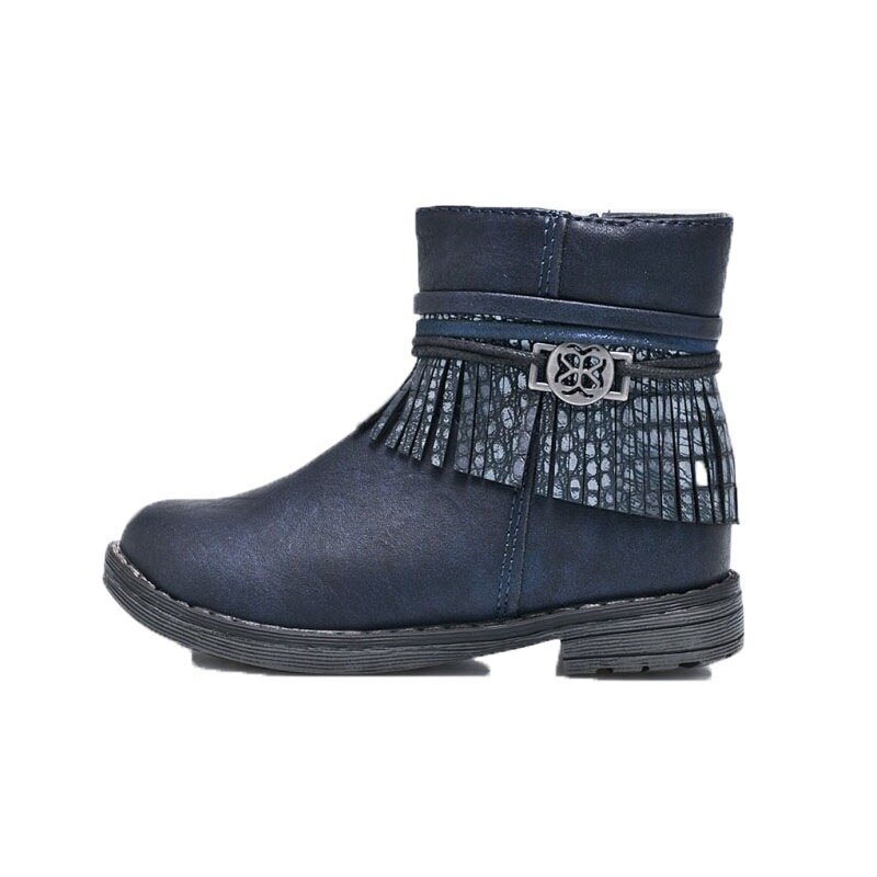 Ghete pentru fete American Club 799/16B-26, Bleumarin 5001