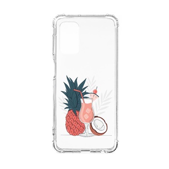 Husa Anti Shock, Compatibila Cu Samsung Galaxy A51, Summer Coktail, Silicon Premium, Rezistenta, 834 Husa Anti Shock, Compatibila Cu Samsung Galaxy A51, Summer Coktail, Silicon Premium, Rezistenta, 834