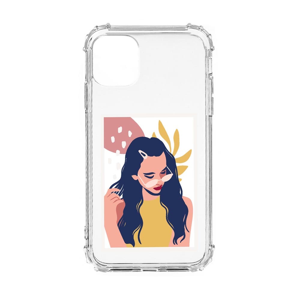 Husa Anti Shock, Compatibila Cu Apple iPhone 12 Pro, Summer Girl, Silicon Premium, Rezistenta, 837