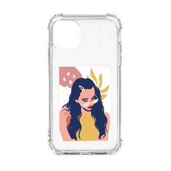 Husa Anti Shock, Compatibila Cu Apple iPhone 12 Pro, Summer Girl, Silicon Premium, Rezistenta, 837 Husa Anti Shock, Compatibila Cu Apple iPhone 12 Pro, Summer Girl, Silicon Premium, Rezistenta, 837