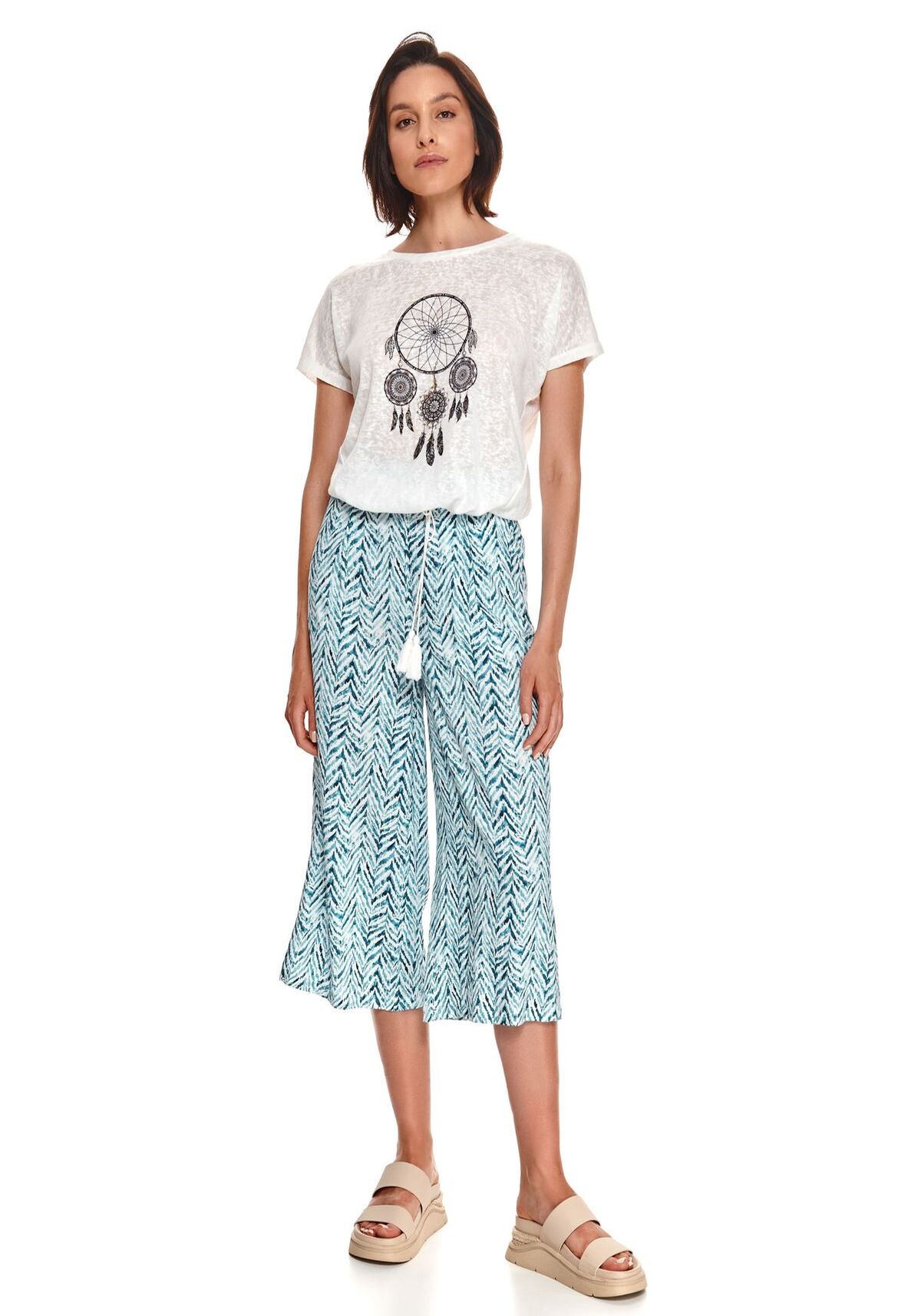 Tricou pentru femei, TOP SECRET, SPO5221, Multicolor