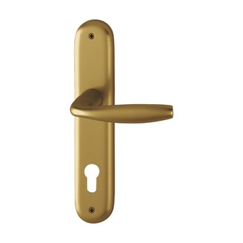 Maner usa interior, Hoppe New York, cu sild pentru cilindru, culoare bronz, 90mm Maner usa interior, Hoppe New York, cu sild pentru cilindru, culoare bronz, 90mm