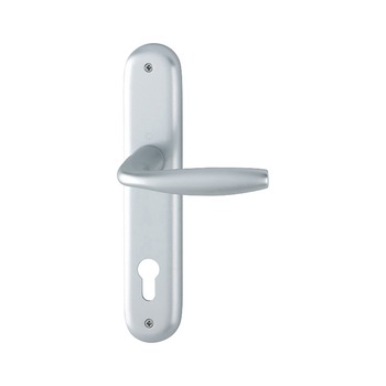 Maner usa interior, Hoppe New York, cu sild pentru cilindru, culoare argintiu, 90mm Maner usa interior, Hoppe New York, cu sild pentru cilindru, culoare argintiu, 90mm