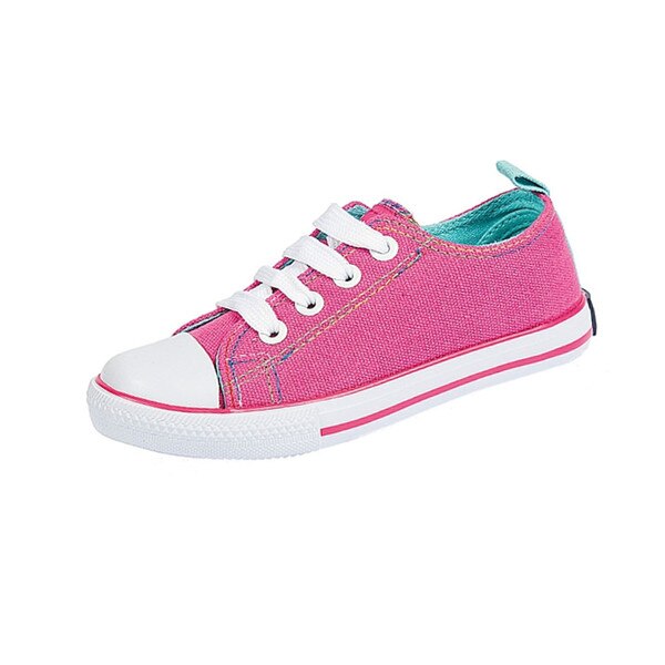 Tenisi din panza pentru fete American Club 707/16R-34, Roz 4591