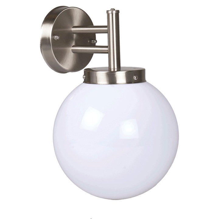 ErSte Mirko EL0028297 lámpa, kültéri / kerti, 1 x 40W Max, E27, IP44, króm szín