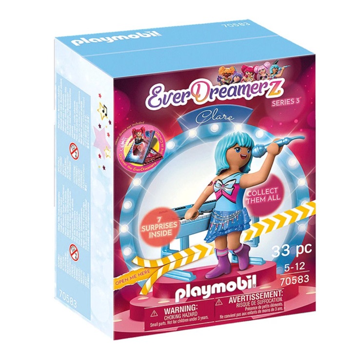 Set de joaca Playmobil Everdreamers Lumea Muzicii - Clare, 33 piese