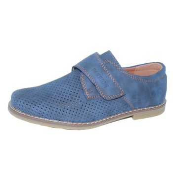Pantofi pentru baieti Bessky B7700-3A, Albastru 18027 Pantofi pentru baieti Bessky B7700-3A, Albastru 18027