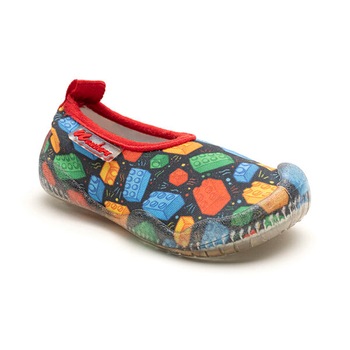 Papuci Kidopo Aqua Shoes, Negru/Rosu Papuci Kidopo Aqua Shoes, Negru/Rosu