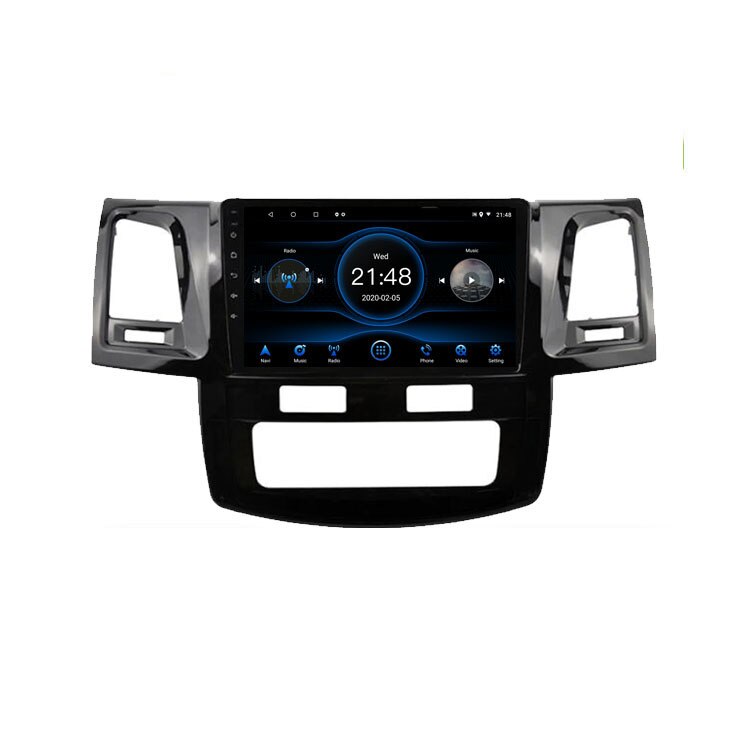 Navigatie dedicata Toyota Hilux 2008-2014 Edotec, cu Android, Radio, Bluetooth, Internet, procesor Octa Core, memorie 2GB si 16GB