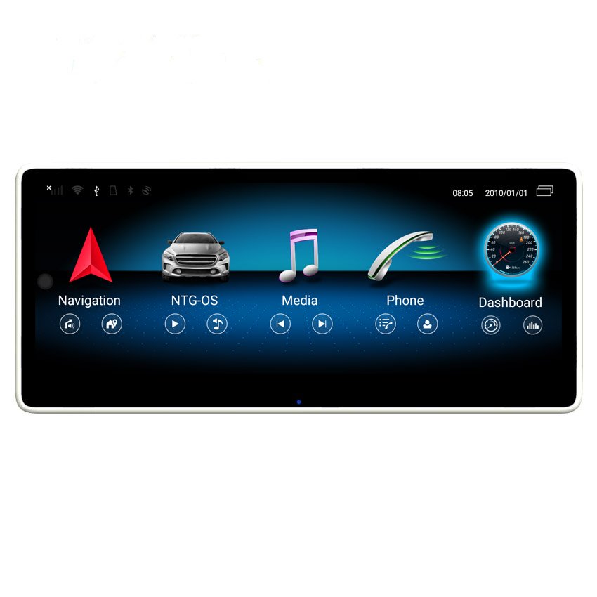 Navigatie dedicata Mercedes Clasa C/GLC W205 2014- Edotec, cu Android, GPS, Bluetooth, Internet