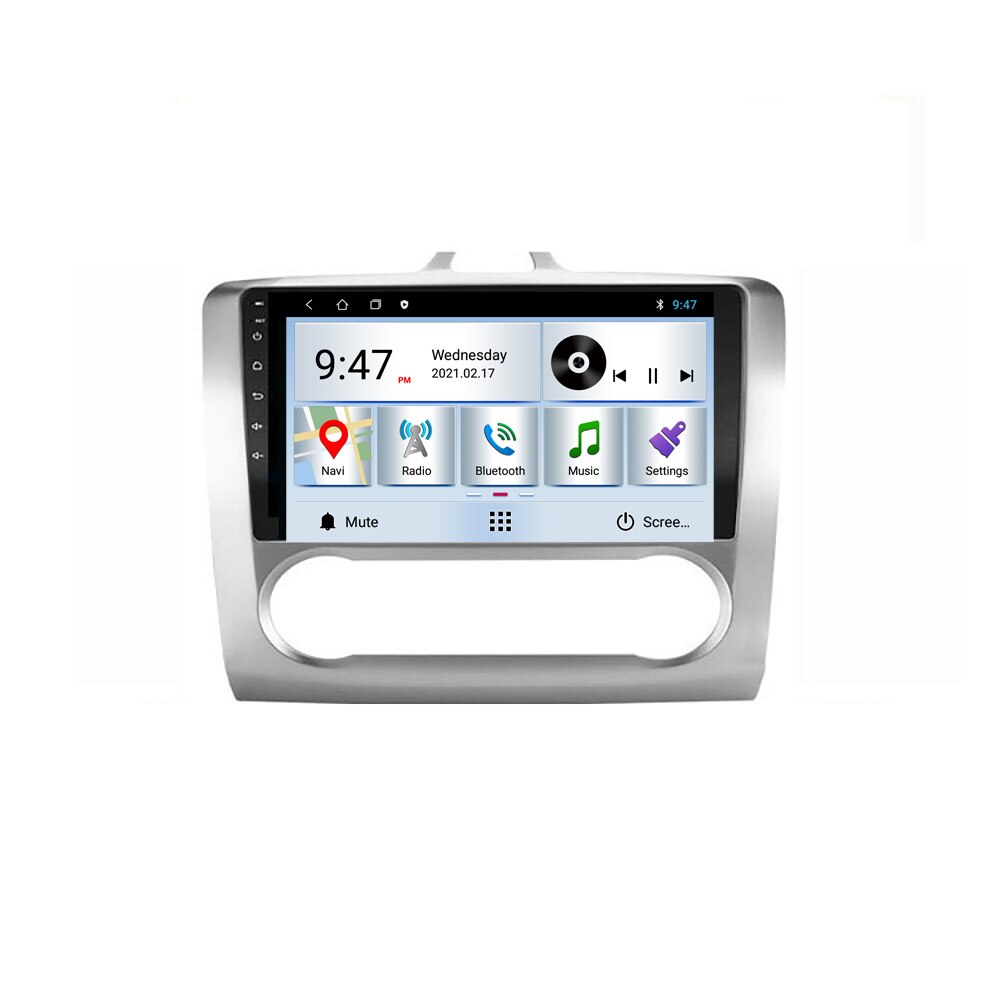 Navigatie dedicata Ford Focus 2 Automat Edotec, cu Android, Radio, Bluetooth, Internet, procesor Quad Core, memorie 1GB si 16GB