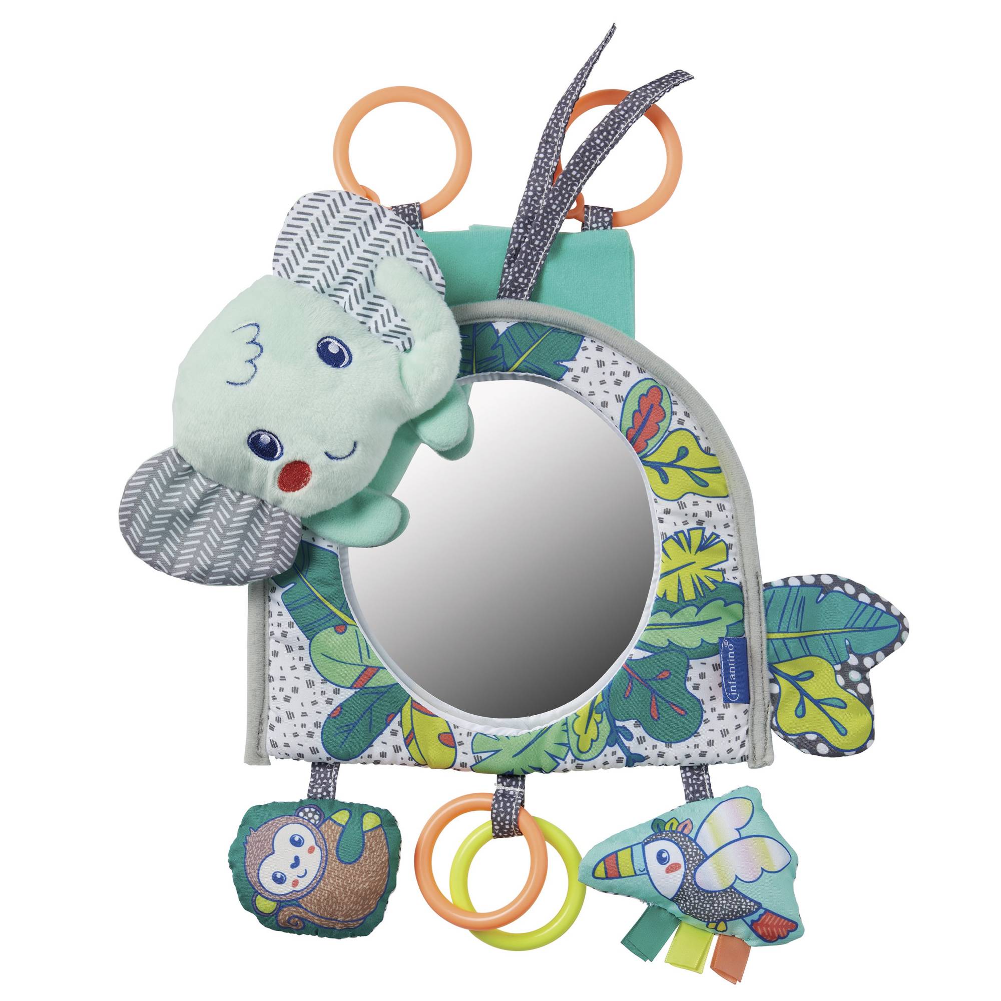 Oglinda bebelusi cu activitati Infantino Discover & Play
