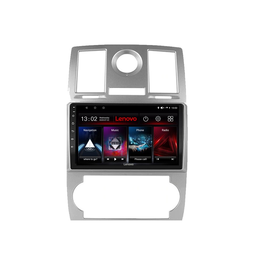 Navigatie dedicata Chrysler 300C 2004-2008 Edotec, cu Android, Radio, Bluetooth, Internet, procesor Octa Core, 4G, memorie 2GB si 32GB