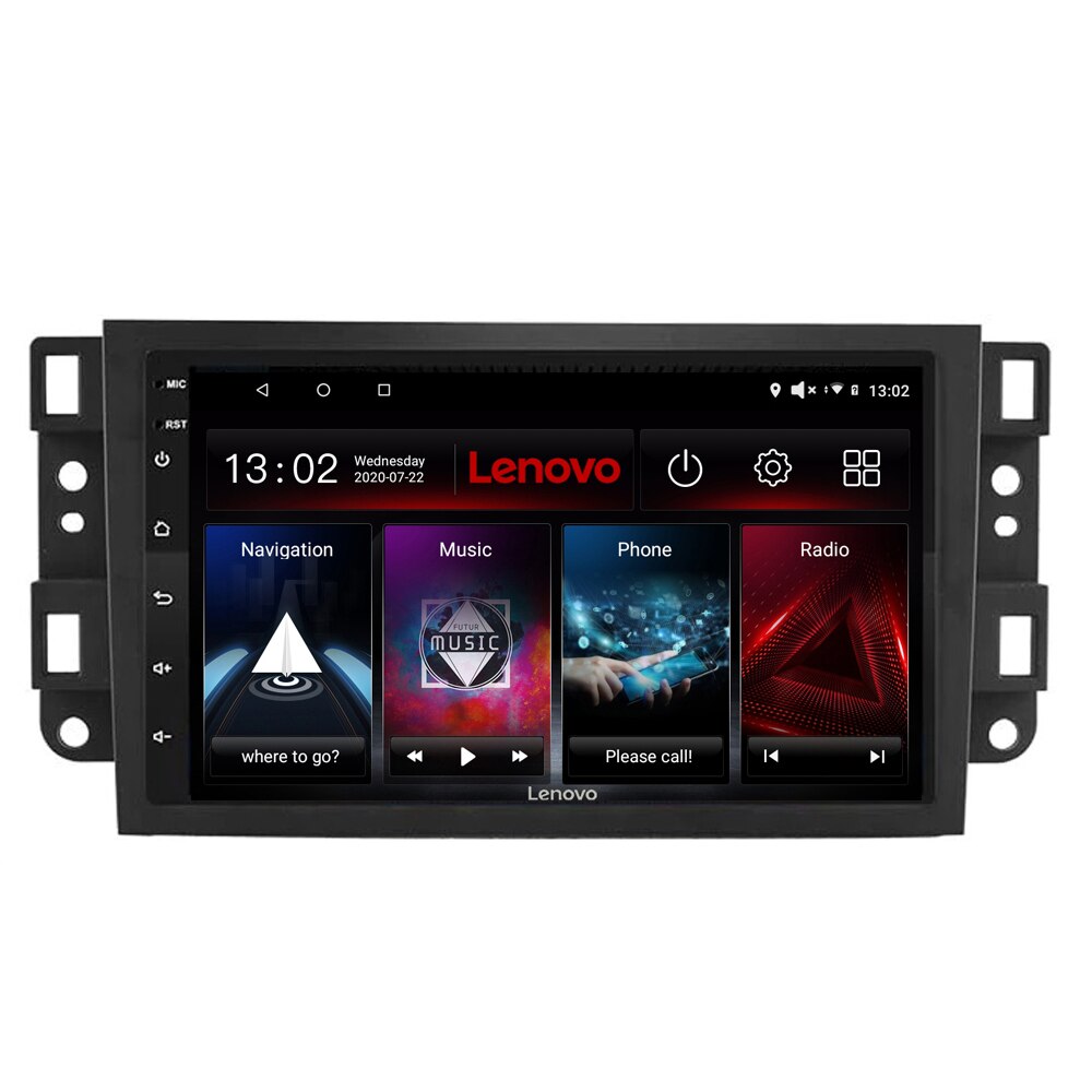 Navigatie dedicata Chevrolet Captiva Edotec, cu Android, Radio, Bluetooth, Internet, procesor Octa Core, 4G, memorie 4GB si 64GB