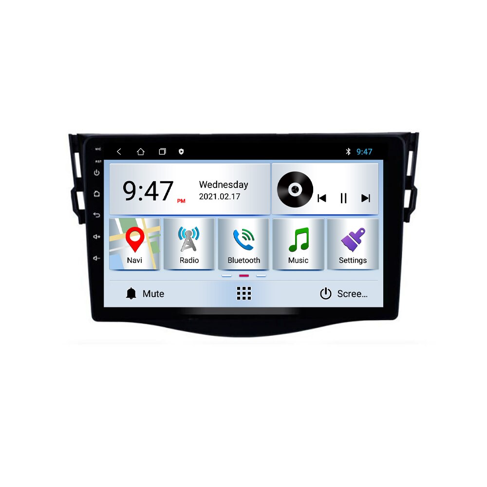 Navigatie dedicata Toyota RAV4 A-018 Edotec, cu Android, Radio, Bluetooth, Internet, procesor Quad Core, memorie 1GB si 16GB