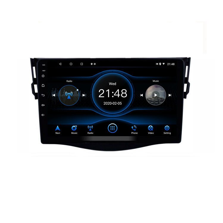 Navigatie dedicata Toyota RAV4 Edotec, cu Android, Radio, Bluetooth, Internet, procesor Octa Core, memorie 2GB si 16GB