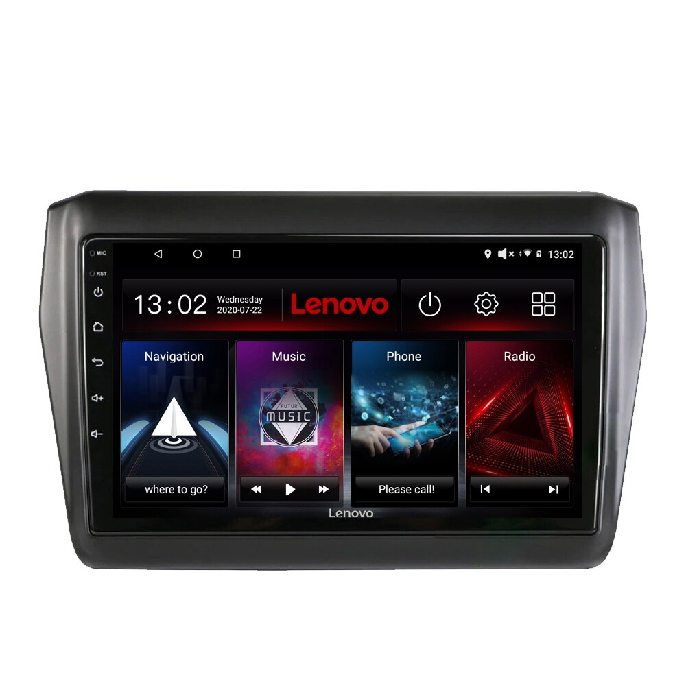 Navigatie dedicata Suzuki Swift 2017- Edotec, cu Android, Radio, Bluetooth, Internet, procesor Octa Core, 4G, memorie 2GB si 32GB