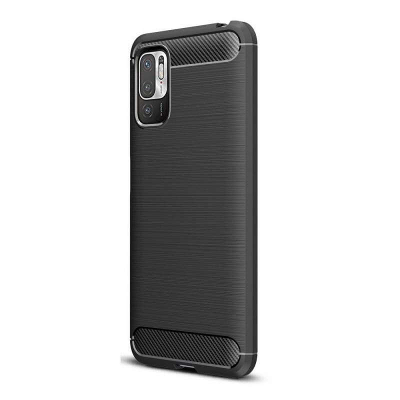 Carcasa TECH-PROTECT TPUCARBON compatibila cu Xiaomi Poco M3 Pro 5G / Redmi Note 10 5G Black