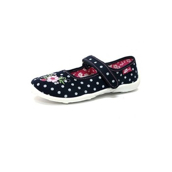 Pantofi din panza pentru fete Renbut F302, Bleumarin 13660 Pantofi din panza pentru fete Renbut F302, Bleumarin 13660