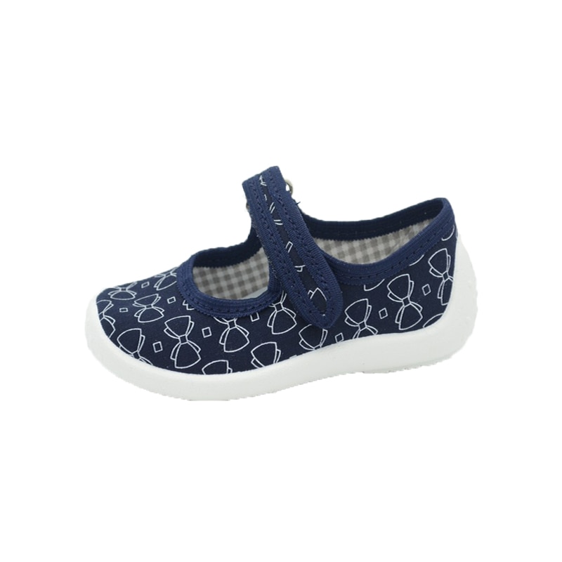 Pantofi din panza pentru fete Nazo 001-GE-35, Bleumarin 35 EU