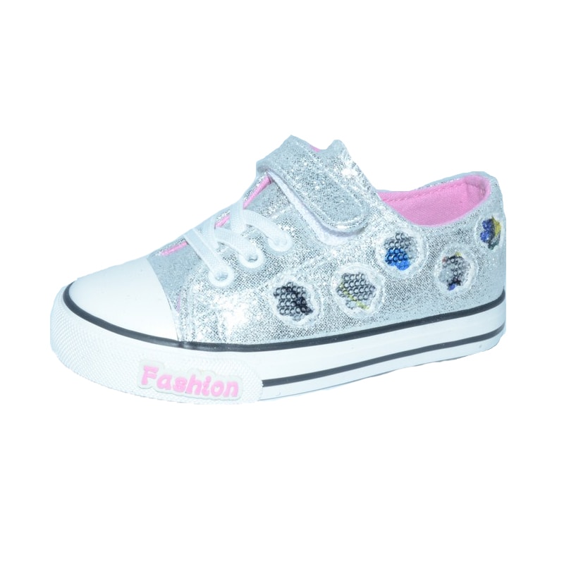 Tenisi pentru fete Tom Miki C-T55-75-B-25, Argintiu 25 EU