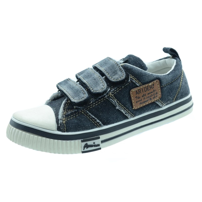 Tenisi panza pentru baieti American Club B1512B-35, Bleumarin 35 EU