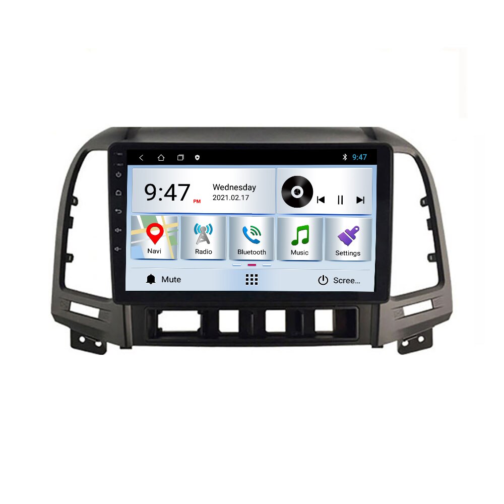 Navigatie dedicata Hyundai Santa Fe 2006-2012 Edotec, cu Android, Internet, Bluetooth, Radio , GPS, WIFI, procesor Quad Core, memorie 2GB si 32GB