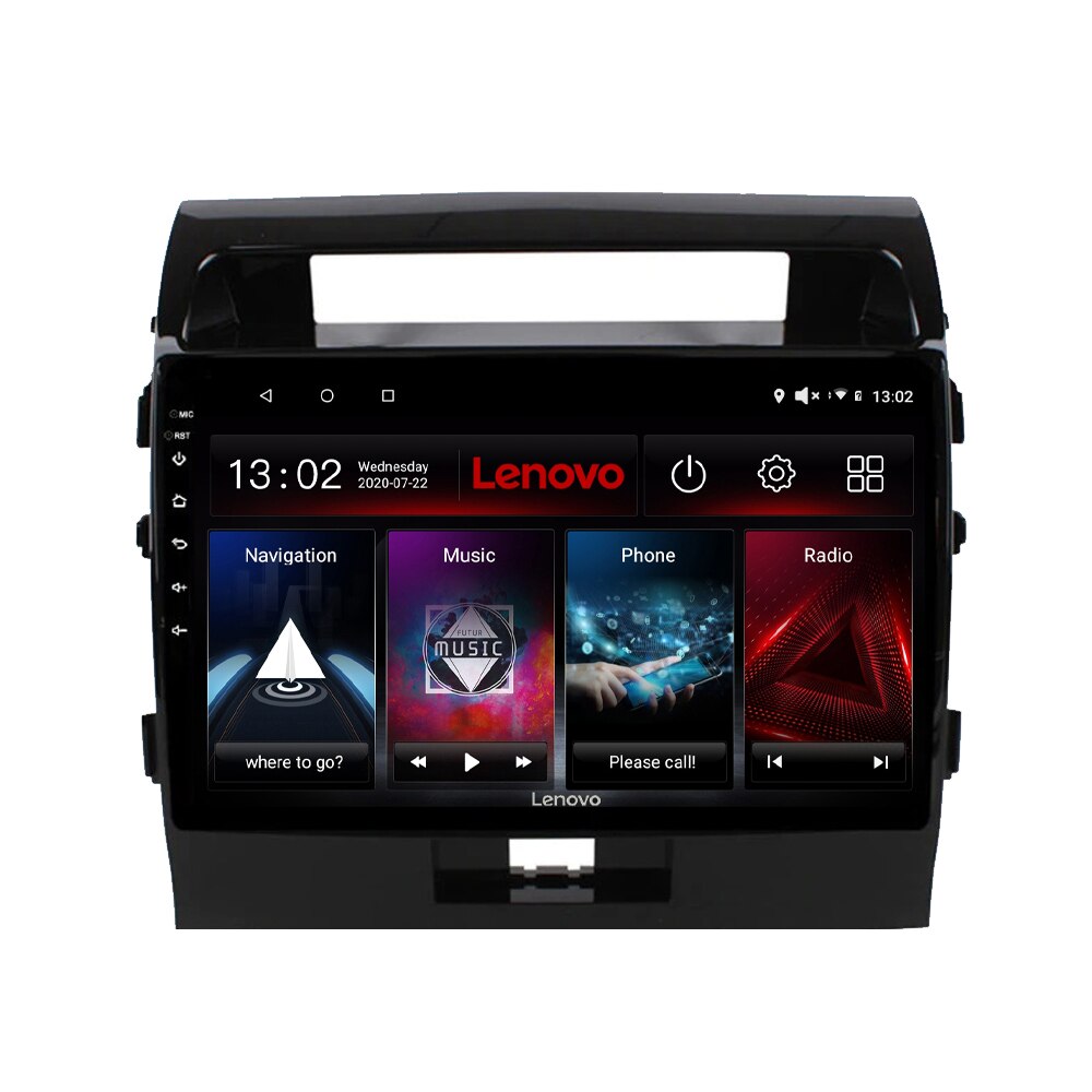 Navigatie dedicata Toyota Land Cruiser L200 Edotec, cu Android, Radio, Bluetooth, Internet, procesor Octa Core, 4G, memorie 4GB si 64GB
