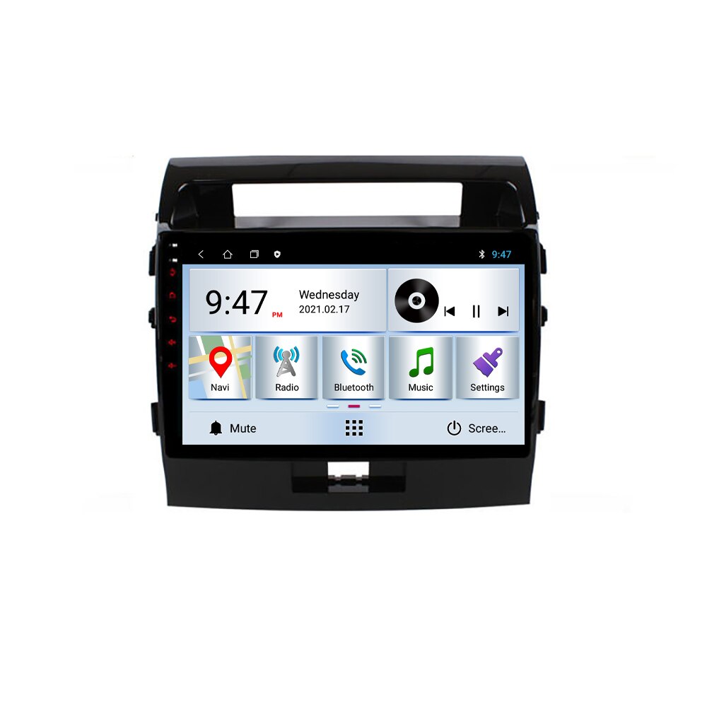 Navigatie dedicata Toyota LandCruiser 2008-2015 Edotec, cu Android, Radio, Bluetooth, Internet, procesor Quad Core, memorie 1GB si 16GB