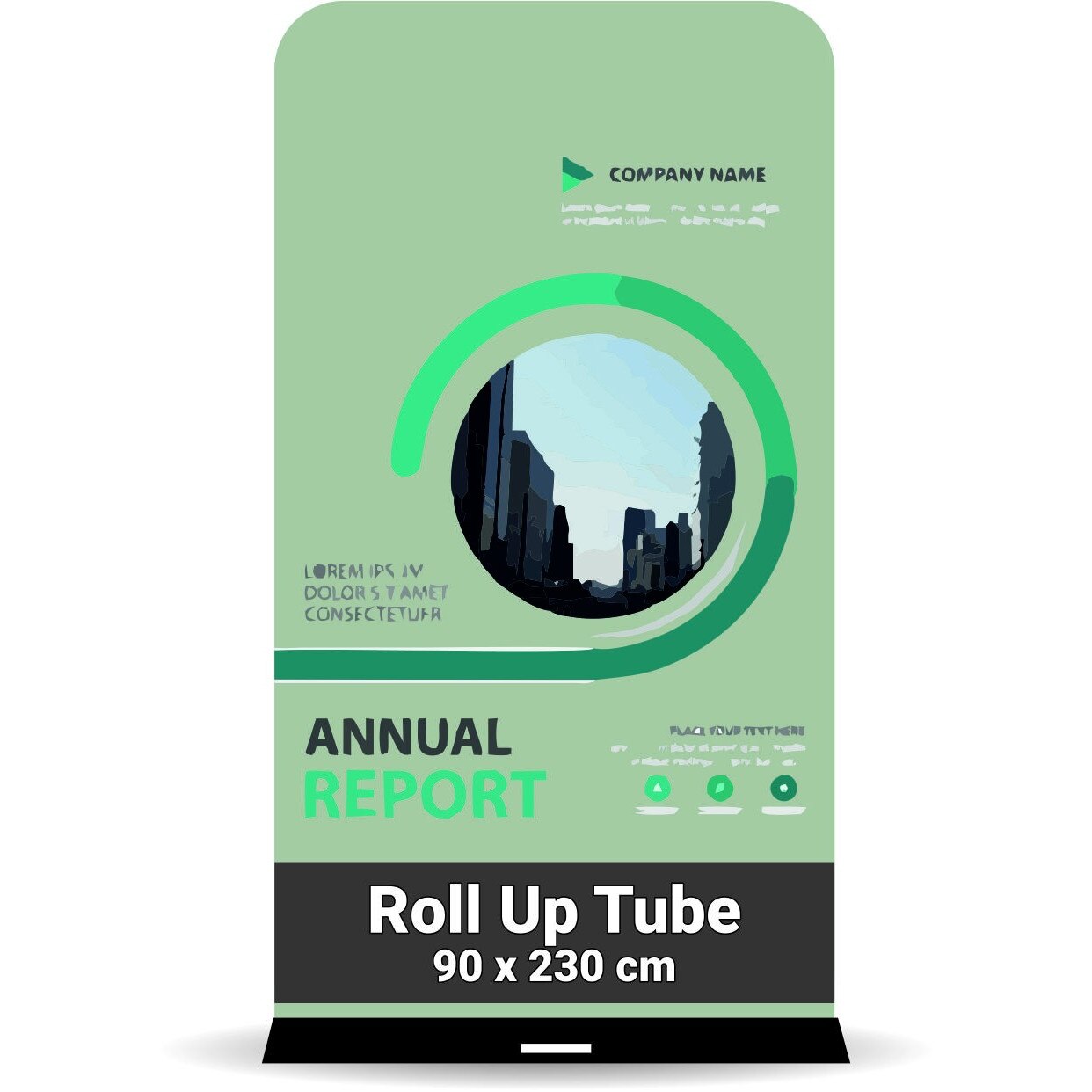 Sistem Roll-up TUBE / 90 x 230 cm