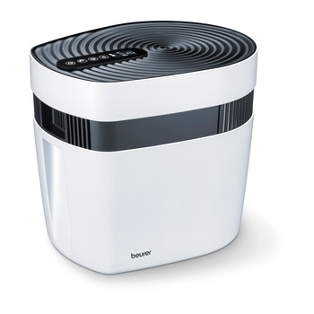 Purificator cu sare de mare, Beurer, MK500, alb, hidratare naturala, brevetat mondial, fara depuneri de sare, mod nocturn Purificator cu sare de mare, Beurer, MK500, alb, hidratare naturala, brevetat mondial, fara depuneri de sare, mod nocturn