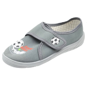 Pantofi din panza pentru baieti Nazo 019DH1G-35, Gri 48966 Pantofi din panza pentru baieti Nazo 019DH1G-35, Gri 48966