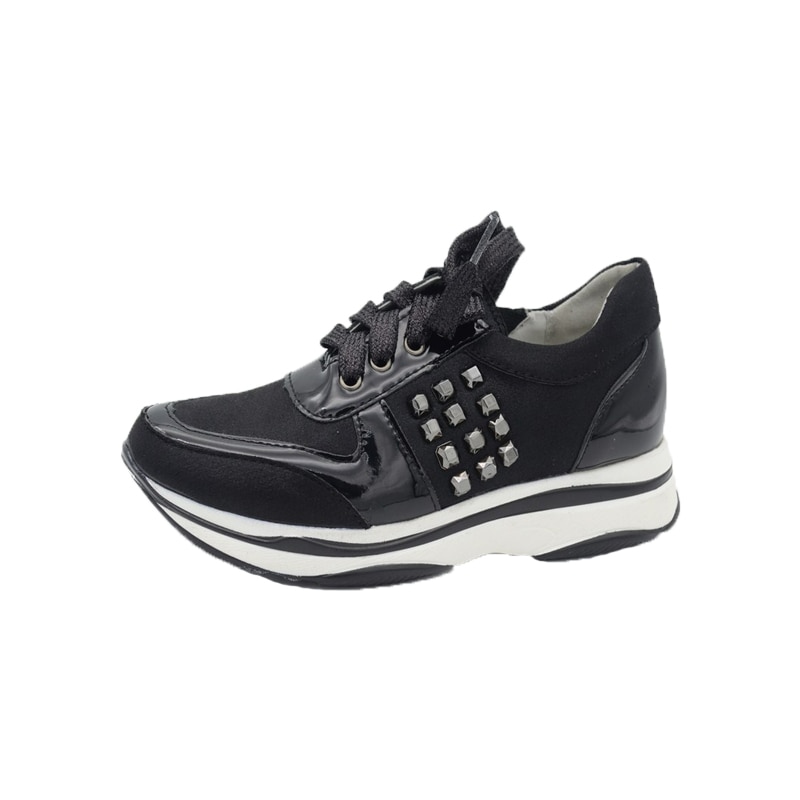 Pantofi pentru fete Bessky YJ8650-1-35, Negru 35 EU
