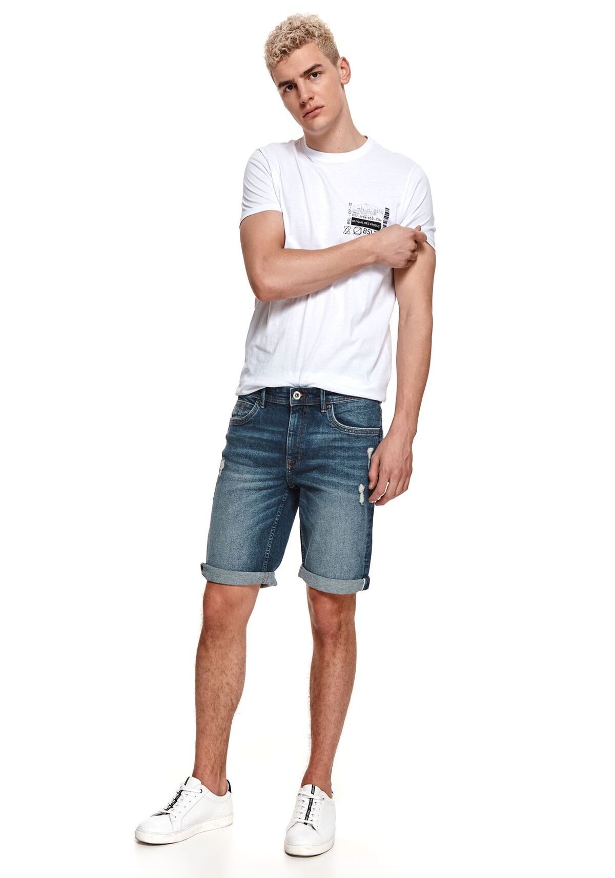 Pantaloni scurti barbati, TOP SECRET, SSZ1102, Albastru