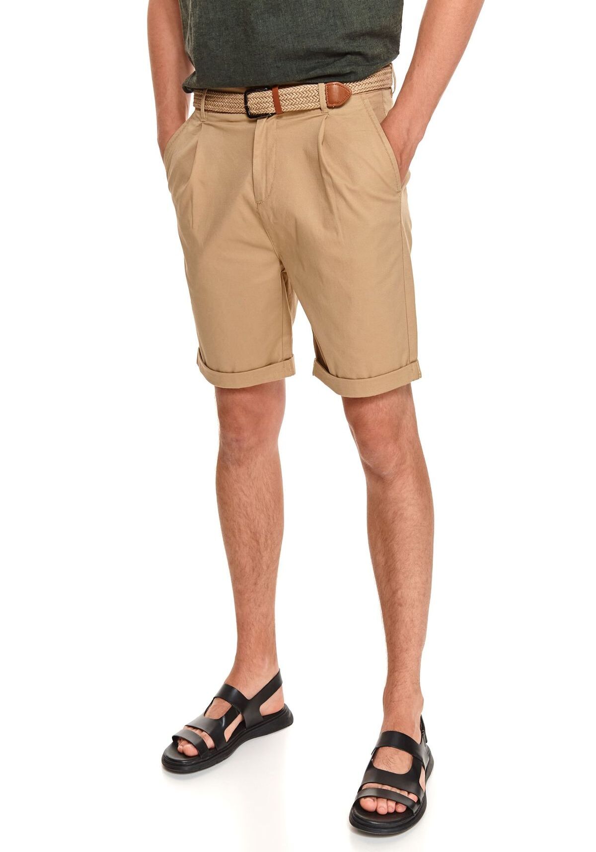 Pantaloni scurti barbati, TOP SECRET, SSZ1146, Bej