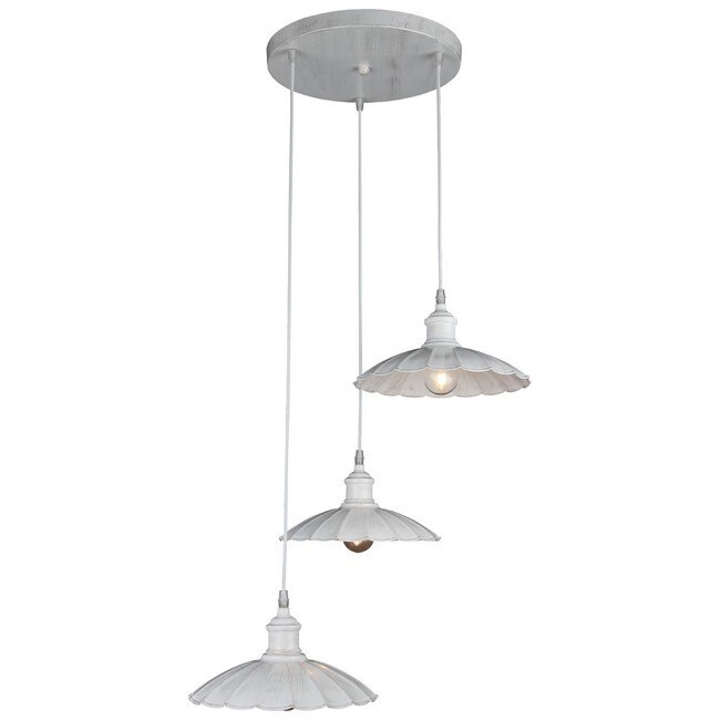 Lustra Homemania, Ibiza, Metal, 35 x 35 x 95 cm, 3 x E27, 40 W, Alb