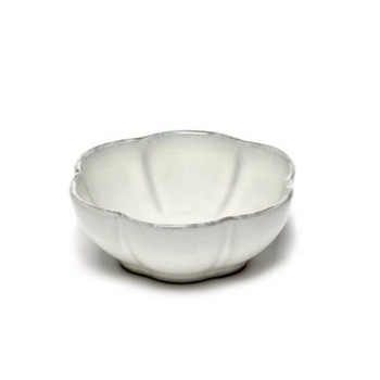 Bol - Ribbed Inku White M, Portelan, Alb Bol - Ribbed Inku White M, Portelan, Alb